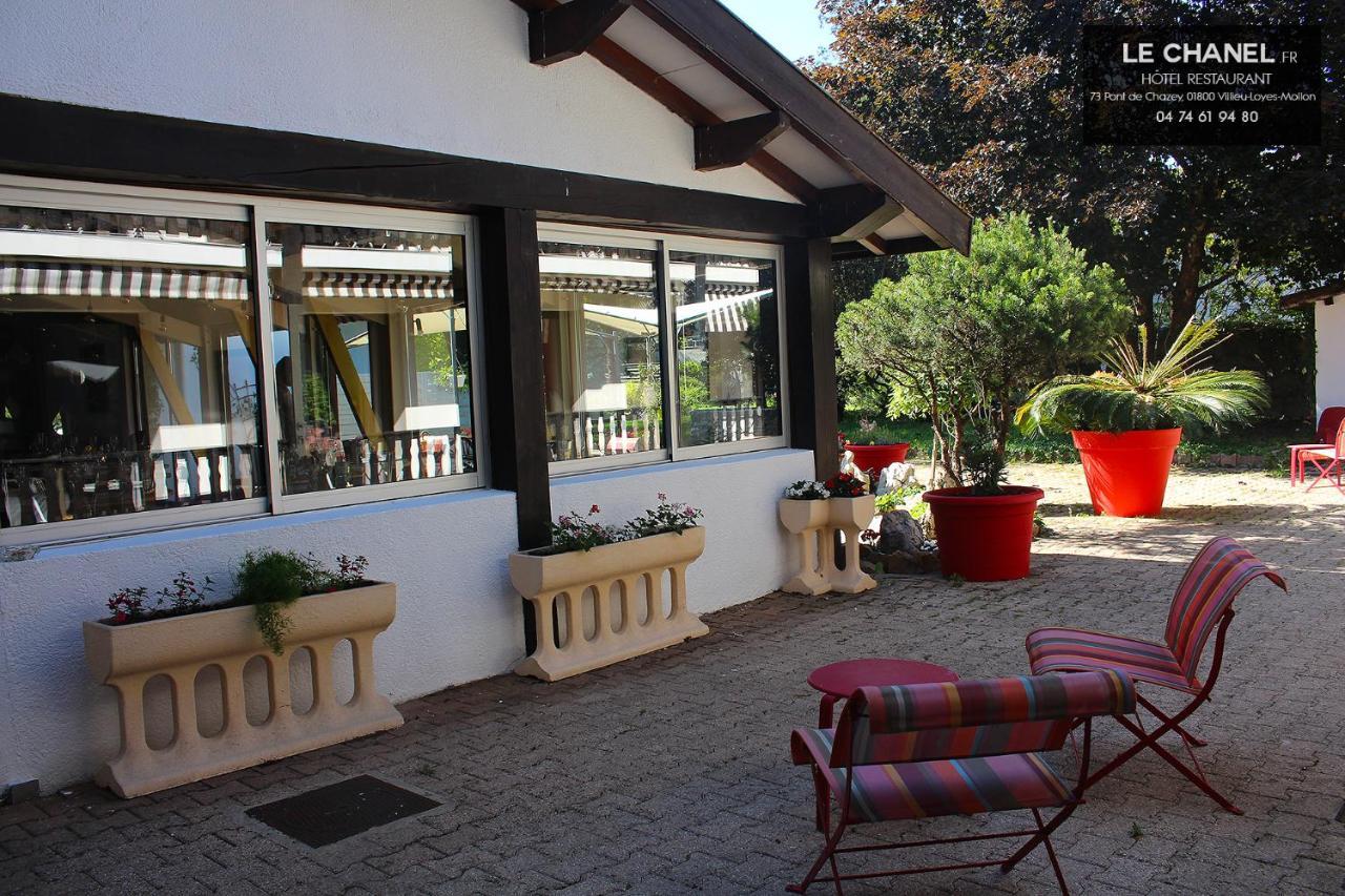 Hotel Restaurant Le Chanel Villieu Bagian luar foto